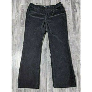 (3/$35) Liz & Co Stretch Black Corduroy Pants